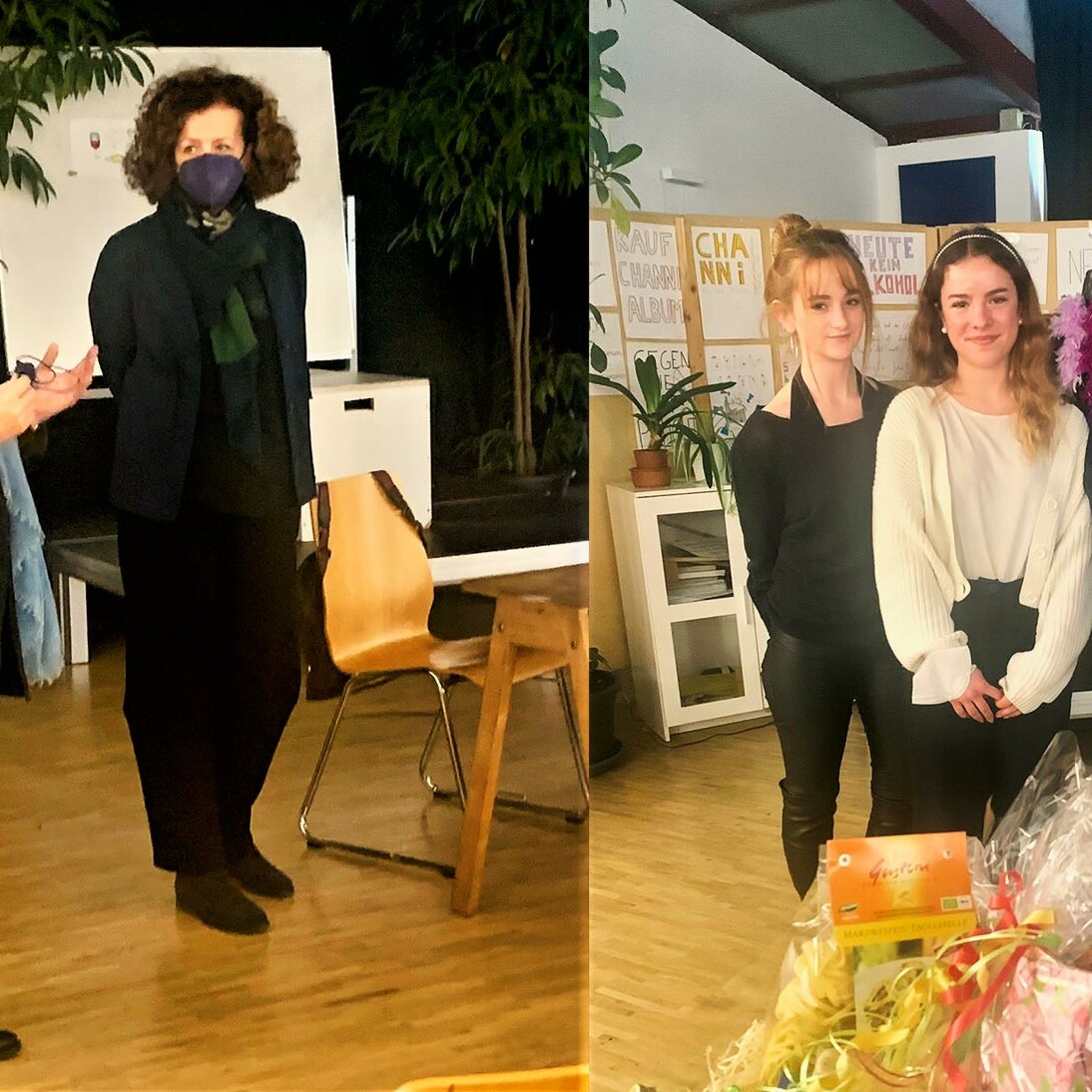Maja Haderlap in der Waldorfschule Klagenfurt