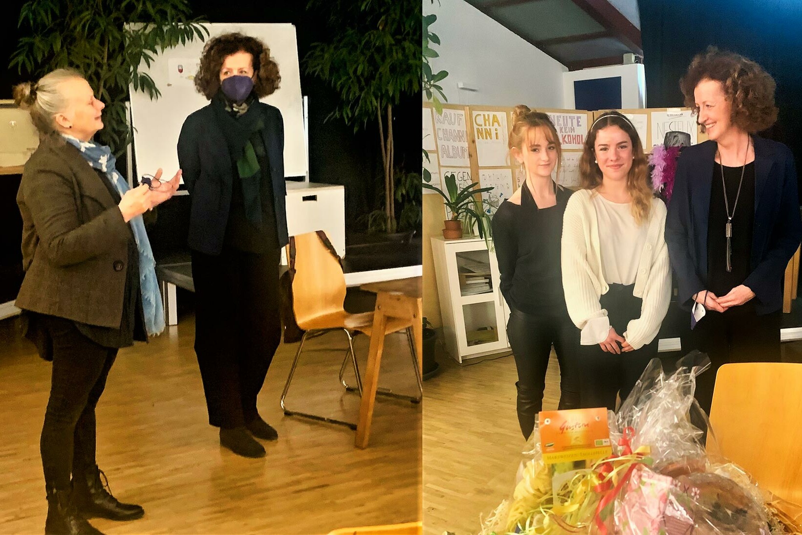 Maja Haderlap in der Waldorfschule Klagenfurt